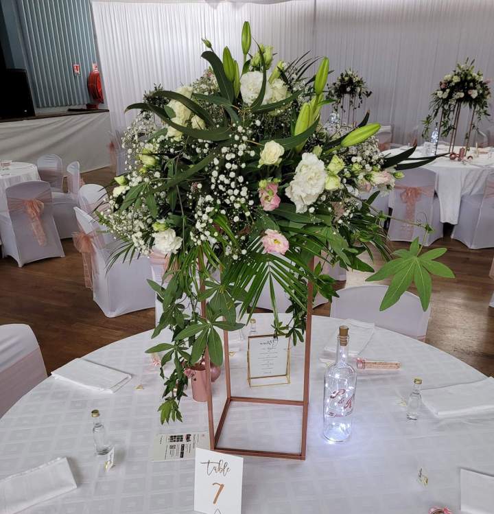 Centre de table mariage Doué-en-Anjou